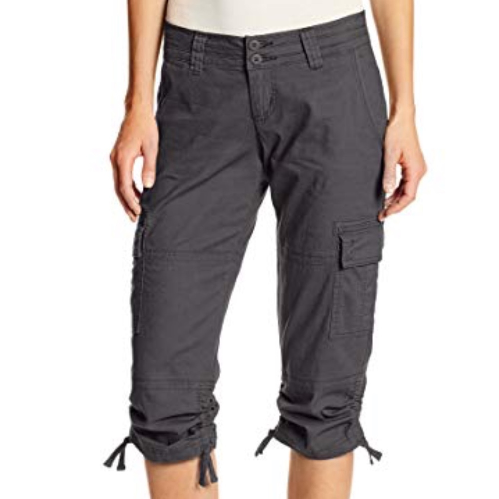 Prana Kelly Capri Stretch Linen Pant, Size 0